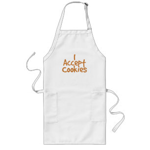 Delantal Largo Acepto cookies