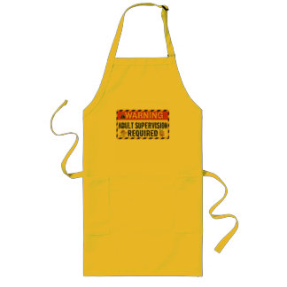 Delantal Largo  Adult Supervision Apron