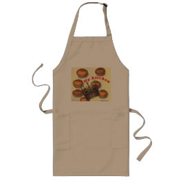 Delantal Largo AI Acción de Gracias Pie My Kitchen Apron