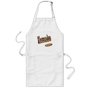 Delantal Largo Alessandro, Nombre, Logo Hecho Con Pizza,