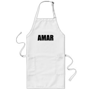 Delantal Largo Amar amor en español