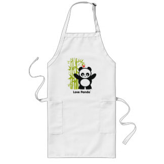 Delantal Largo Amor Panda® Apron