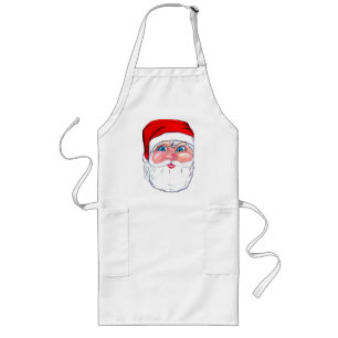 DELANTAL LARGO ANTIGUO APRÓN DE SAINT NICK