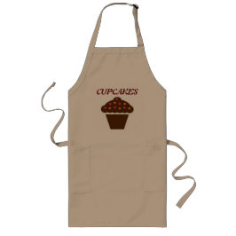 DELANTAL LARGO APRON CHEFS APRON PARA CUPCAKES KHAKI