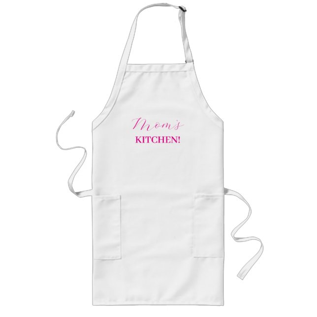 Delantal Largo Apron - ¡Cocina de mamá! (Frente)