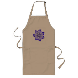 Delantal Largo Apron CON ARTE CREATIVO DE FLORES