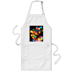 Delantal Largo Apron con luces borrosas