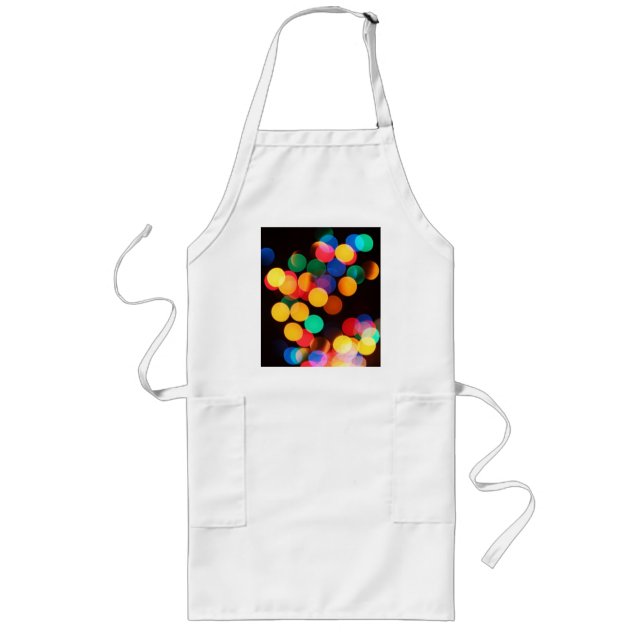 Delantal Largo Apron con luces borrosas (Frente)