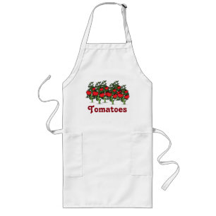 Delantal Largo Apron Cute Tomates