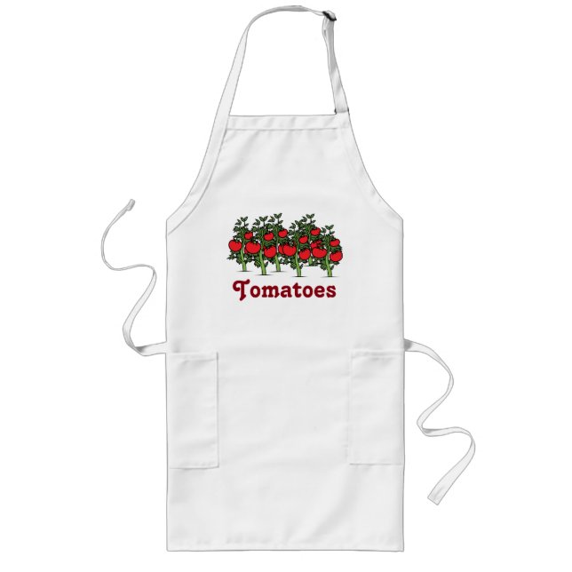 Delantal Largo Apron Cute Tomates (Frente)