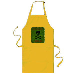 Delantal Largo Apron de advertencia tóxica