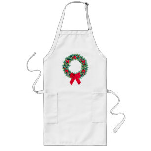 Delantal Largo Apron de árbol de Navidad