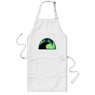 Delantal Largo Apron de arte de vida salvaje nativo Bear-Q Apron