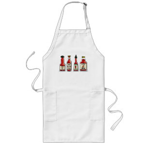 Delantal Largo Apron de Chef de Chili Sauces