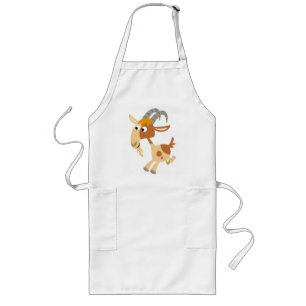 Delantal Largo Apron de cocina de cabra para Personalizado lindo