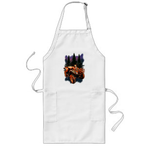 Delantal Largo Apron de cuatro ruedas