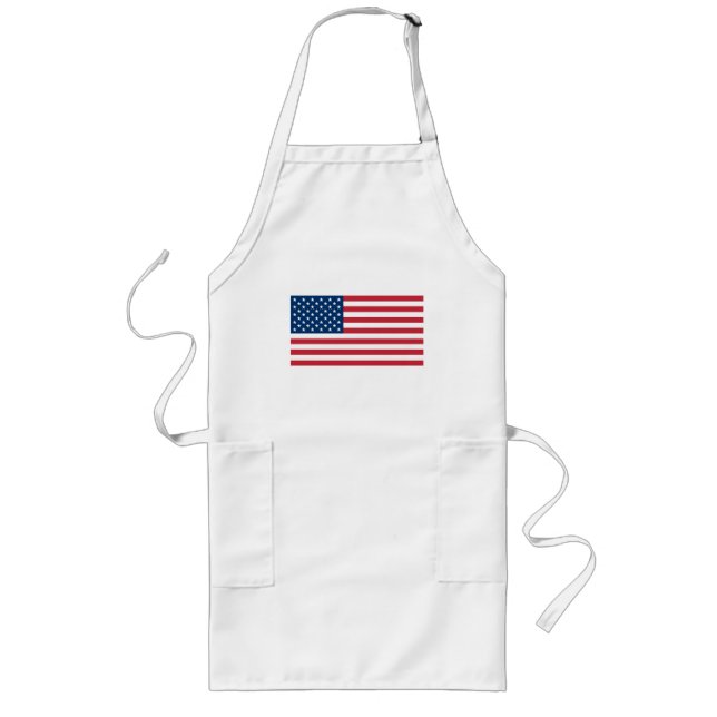 Delantal Largo Apron de Estados Unidos (Frente)