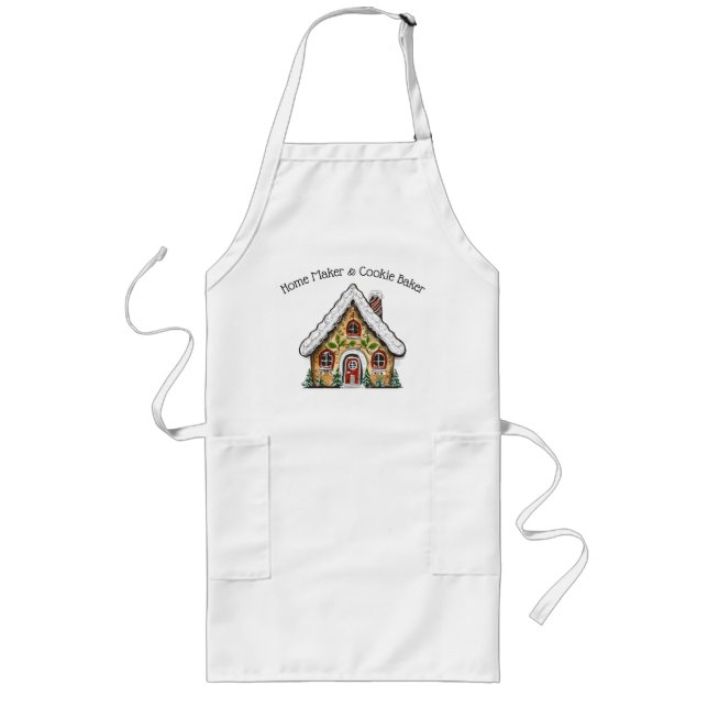 Delantal Largo Apron de la casa de Gingerbread para cocinar (Frente)