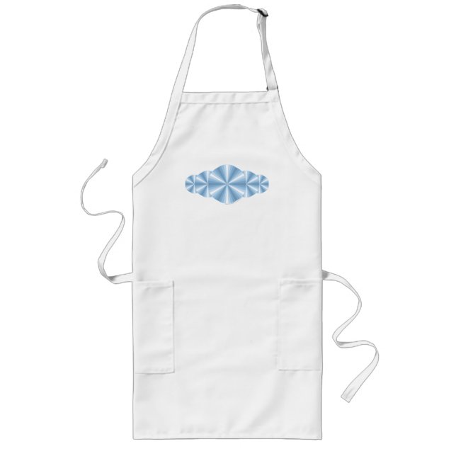 Delantal Largo Apron de la ilusión de invierno (Frente)