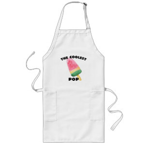 Delantal Largo Apron de papá de Punny con bolsillos: risas de la 