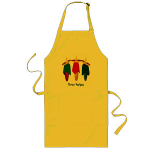 Delantal Largo Apron de tres pimientos calientes Amigo