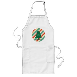 Delantal Largo Apron de vacaciones - Diseño de Navidades retro