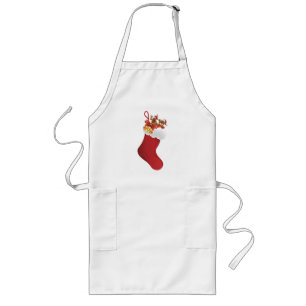 Delantal Largo Apron de vacaciones - Navidades haciendo cola