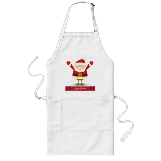 Delantal Largo Apron de vacaciones - Santa (Frente)