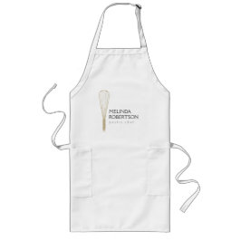 Delantal Largo Apron de Whisk Purpurina Gold