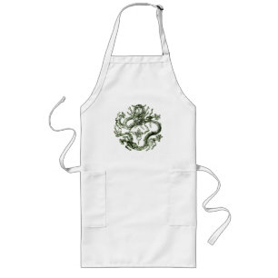 Delantal Largo Apron del Dragón Verde
