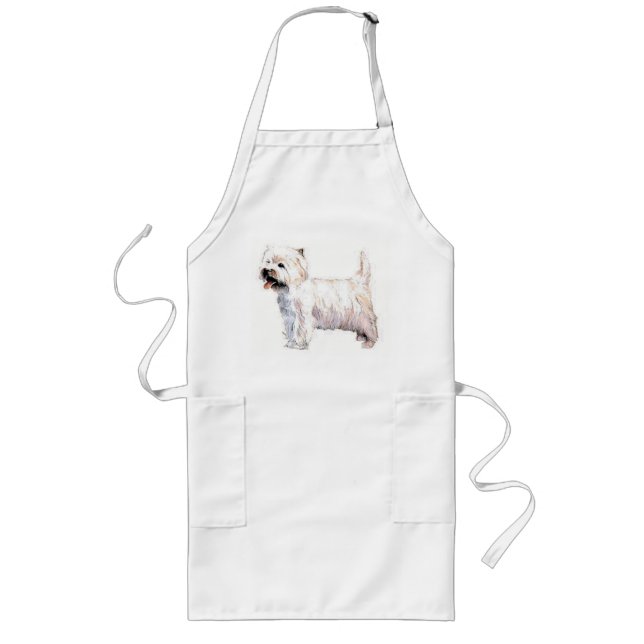 Delantal Largo Apron del West Highland White Terrier (Frente)