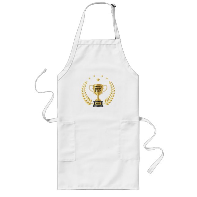 Delantal Largo Apron, el mejor chef del mundo (Frente)