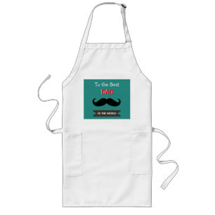 Delantal Largo Apron - El mejor papá del mundo