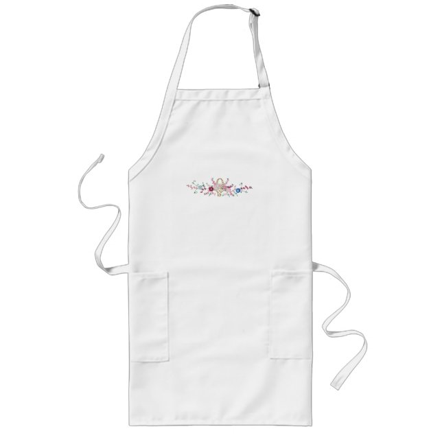 Delantal Largo Apron estilo vintage (Frente)