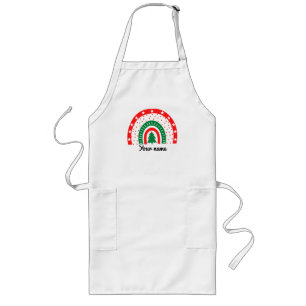 Delantal Largo Apron Navidades de nombres personalizados