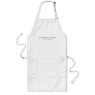 Delantal Largo Apron nombre de artista personalizado