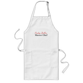 Delantal Largo Apron personalizado del maestro