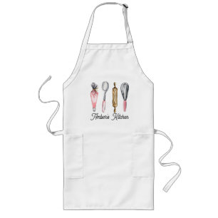 Delantal Largo Apron personalizado, Nombre Apron, Nombre personal