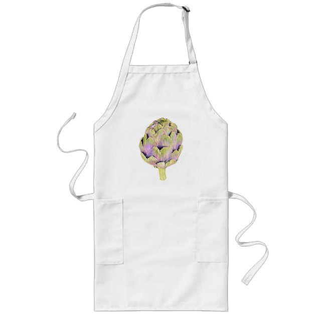 Delantal Largo Apron púrpura (Frente)