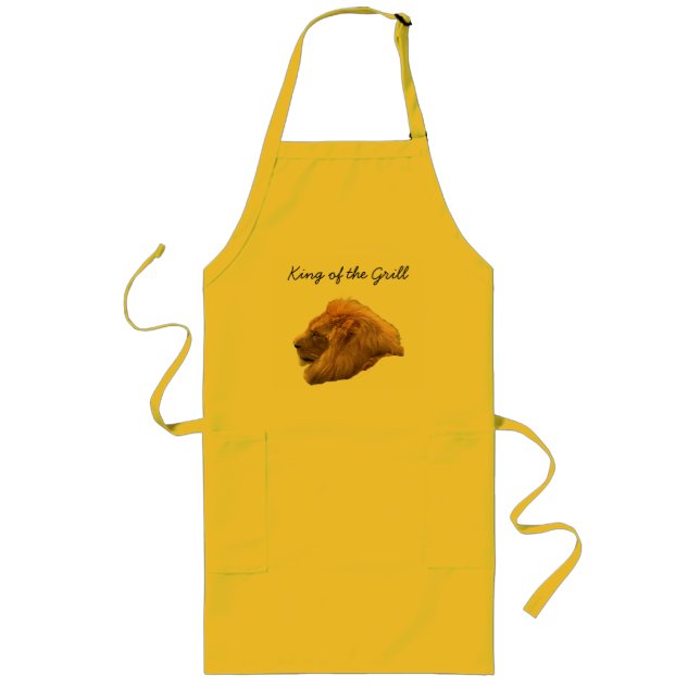 Delantal Largo Apron - Rey del Grill (Frente)