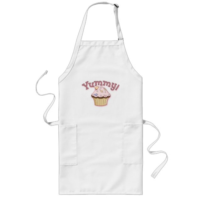 Delantal Largo Apron Yummy CupCake (Frente)
