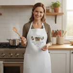 Delantal Largo Aprons Birthday Photo Collage, Modern Mother Gift<br><div class="desc">Aprons Birthday Photo Collage | Unique Modern Mother Gift For Her Celebrate your Mom with these unique aprons birthday photo collage. This Modern and Adorable apron for Her features a heart-shaped photo display and can be customized for your Mother special day. It is a Unique and sentimental gift for any...</div>