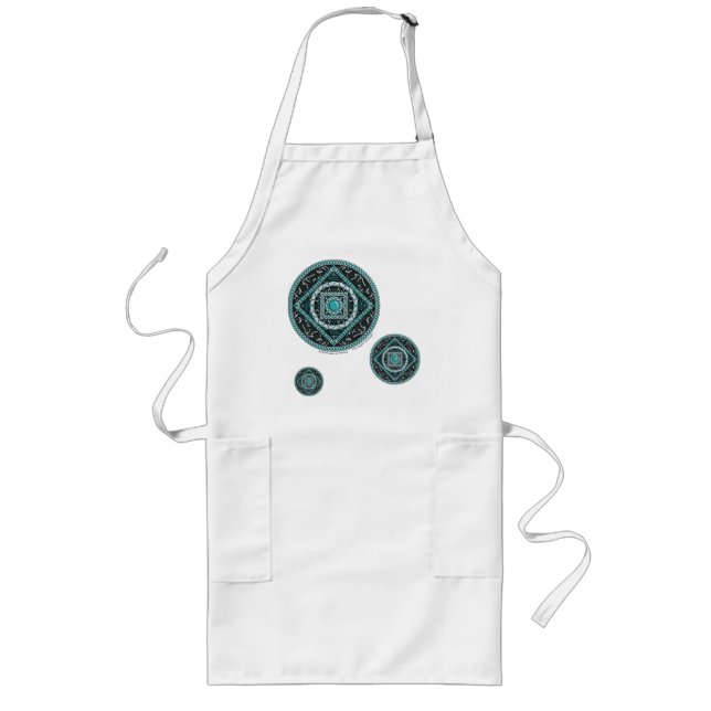 Delantal Largo Aquarius Mandala Apron (Frente)