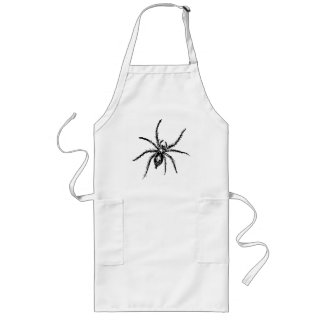 Delantal Largo Araña espeluznante para Halloween