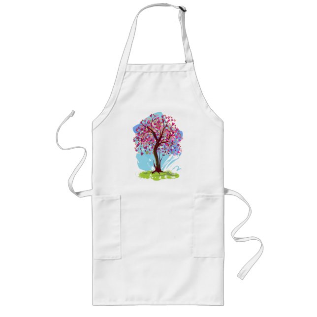 Delantal Largo Árbol de amor (Frente)