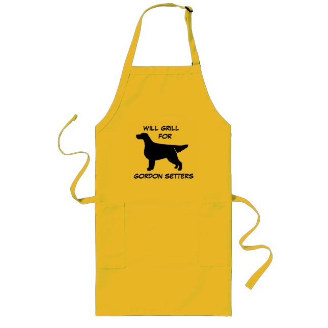 Delantal Largo ARRIBA PARA GORDON SETTERS Apron (Frente)