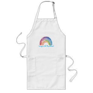 Delantal Largo Arte por Deber, Rainbow Apron