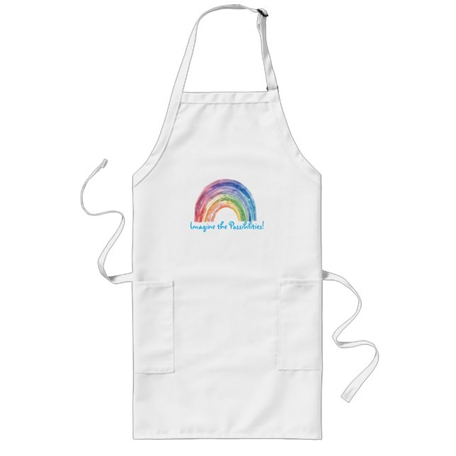 Delantal Largo Arte por Deber, Rainbow Apron (Frente)