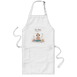 Delantal Largo Arte Zen Mama Calma Maternidad