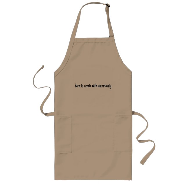 Delantal Largo Atrévase A Crear Apron Largo (Frente)